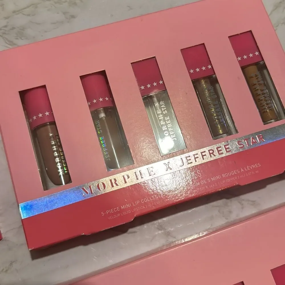 Jeffree Star morphe limited edition eyeshadow palette brushes lip gloss‎ spray